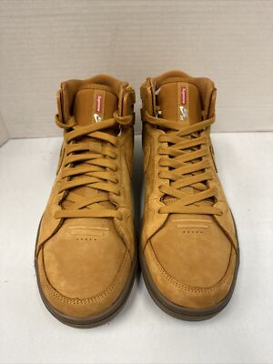 Size 9.5 - Nike Supreme x Zoom Air 94 High Wheat for sale