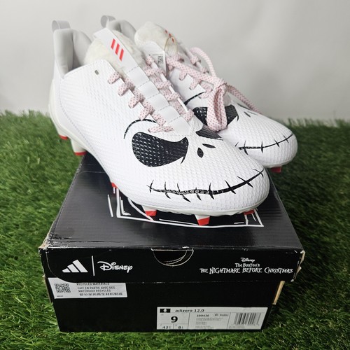 Adidas Adizero Nightmare Before Christmas Football Cleats White New Size 9 - Picture 2 of 6