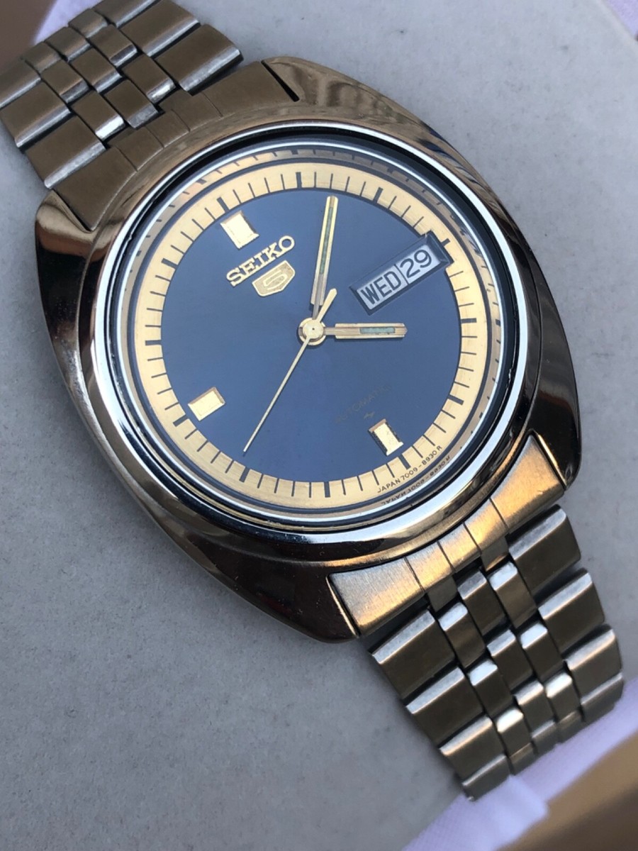 Seiko 5 7009-8081 Vintage Automatic 17 Jewels Japan Men's Watch | eBay