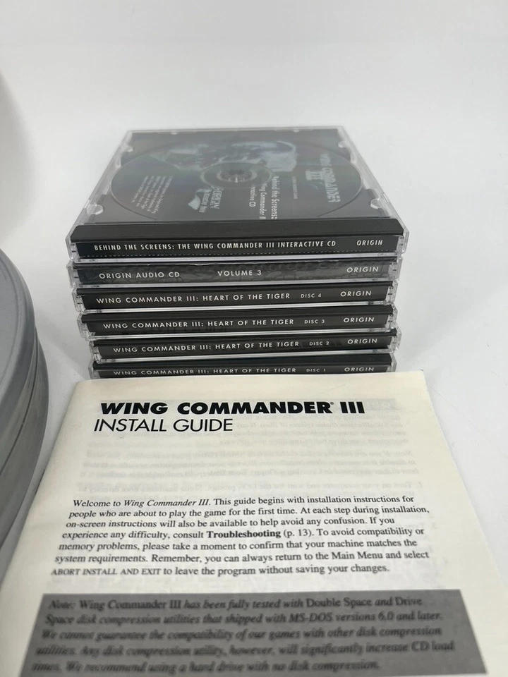 Wing Commander III Premiere Edition - English - PC CD-ROM - BIG Box Top - NEW - Image 4 of 4