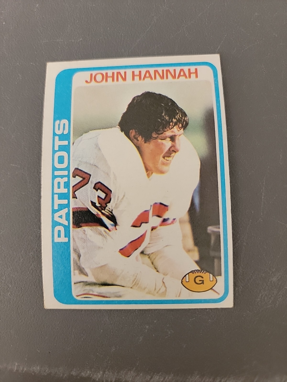 John Hannah 1978 Topps #35 New England Patriots exmt