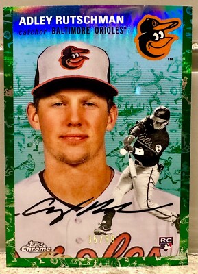 JERSEY # MATCH! 2023 Topps Chrome ROOKIE Adley Rutschman 35/99! ORIOLES (1/1)!