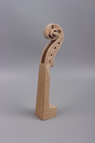 4/4 Violin Neck hand carved maple violin necks Violin accessories - Picture 4 of 6
