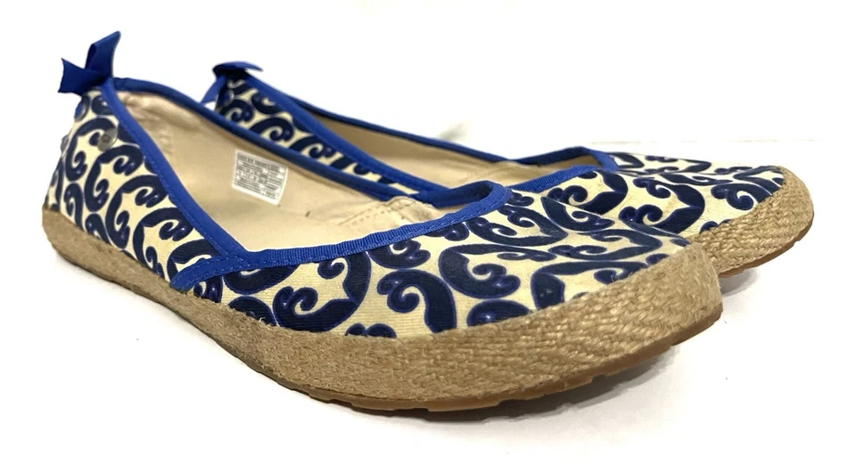 UGG Australia Azul Real/Tostado Alpargata Ballet Plantillas Acolchadas 9 Foto 4 de 4