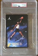 PHIL KNIGHT NIKE CEO SIGNED AIR JORDAN 8 SHOE CARD PSA DNA AUTOGRAPH MICHAEL