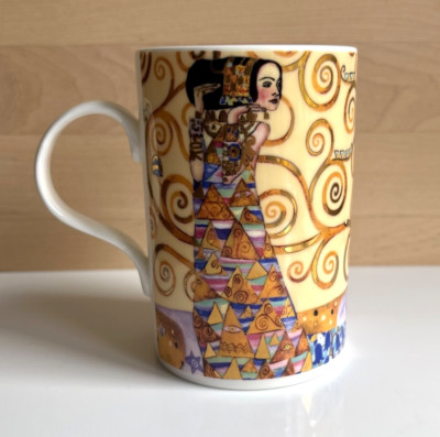 Vergangene Zeiten Gustav Klimt Erwartung (Baum des Lebens) Kaffeebecher Teetasse Bone China