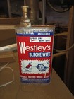 Vintage Westley's Bleche Wite Tire Cleaner Tin Can Authentic  — photo 1