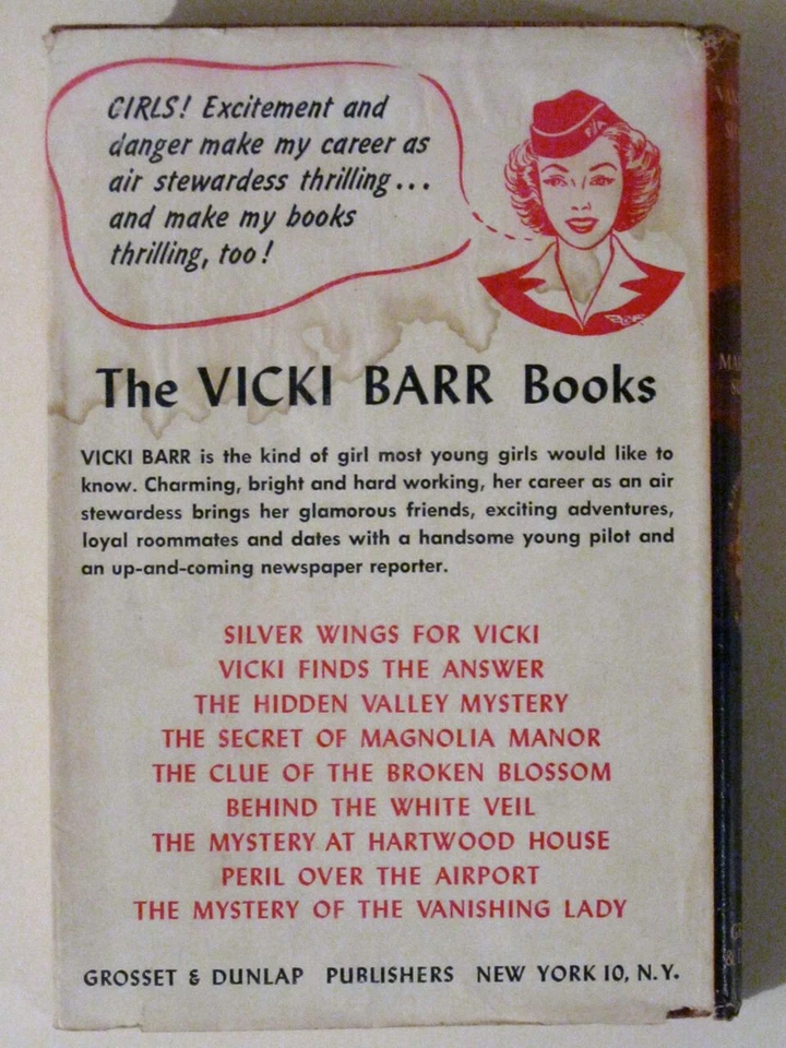 JUDY BOLTON Mystery #1 The VANISHING SHADOW! Vintage 1954 Grosset & Dunlap HCDJ! - Image 2 of 4