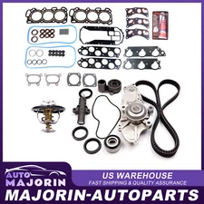 For 04-16 Honda Pilot Acura TL 3.2L 3.5L Timing Belt Kit Water Pump Thermostat