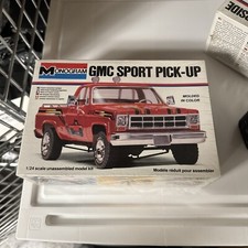 Monogram 1:24 1978 GMC Sport Pickup Truck Vintage Rare Sealed Boxed Model Kit