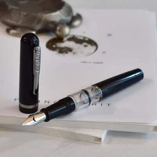 Conklin Heritage Word Gauge Fountain Pen - Black