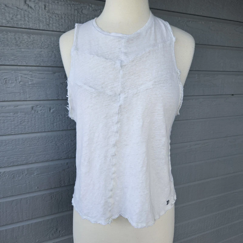 sweaty-betty off stretchy distressed tank-top