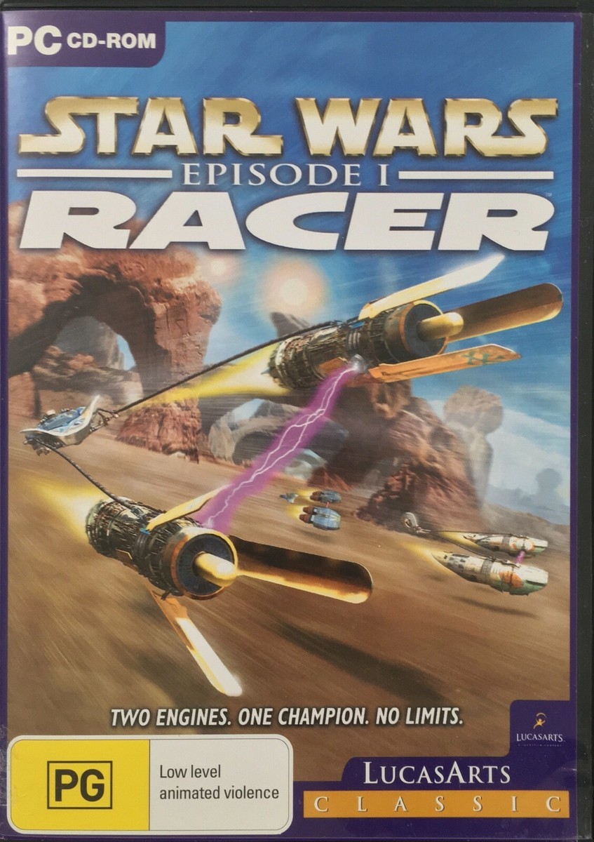 Star Wars Episode 1 Racer PC Game Windows Computer 95/98 CD-ROM