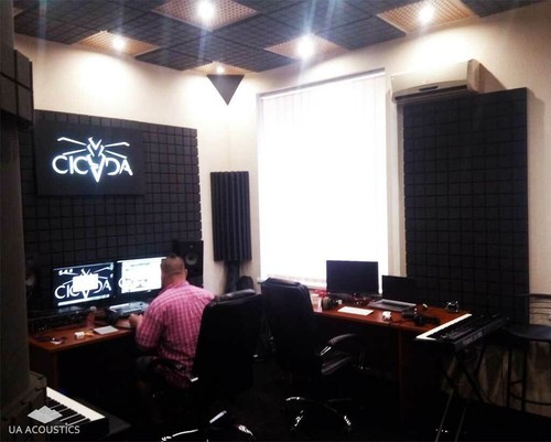 (2 Pack) 42x42x42cm Corner Bass Trap «Triangle» Acoustic Foam for rec.studio - Picture 5 of 6
