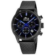 Lotus L18700/3 Men's Black Dial Chronograph Watch