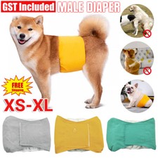 XS-XL Male Pet Dog Puppy Nappy Diaper Belly Wrap Band Sanitary Pants Underpants