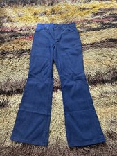 Vintage 70s Maverick Indigo Blue Jeans Bellbottom Flare Levi  s Scovill