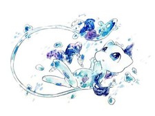 Pokemon anime nonkumakawayusu pok mon mew fanart pixiv Pad Gaming Mat Desk