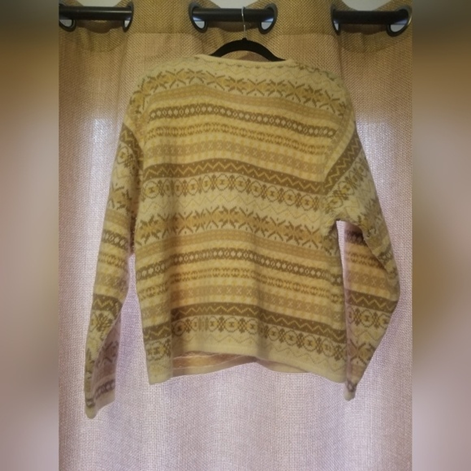 Pendleton fair isle button front cardigan sweater… - image 3