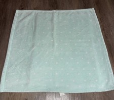 Cloud Island Target Mint Green White Polka Dot Baby Blanket Soft Security 28x29