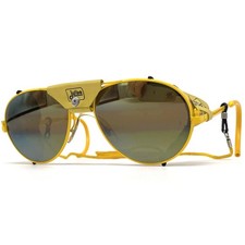 Nos Vintage Julbo 'Cham' Glacier Sunglasses - France 80's - Original - Yellow
