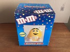 Very rare, Vintage 1999 NUTS YELLOW M&M Candy Ceramic Cookie Jar. NIB — photo 9