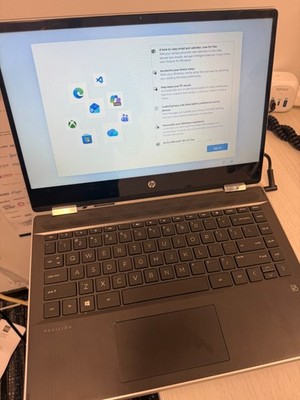 HP Pavilion x360 14m-14'' Touch 2-in-1 Laptop i3-10110U 8GB 128GB SSD + CHARGER