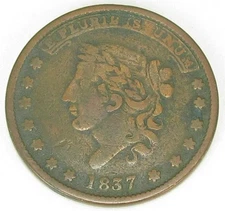 Hard Times Token Not One Cent, HT 50, Fine, #336