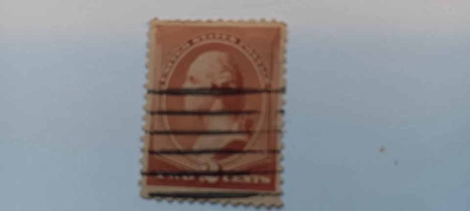 US Stamp #210 2C WASHINGTON, USED,SUPER CLEAN FANCY RARE - Image 2 of 2