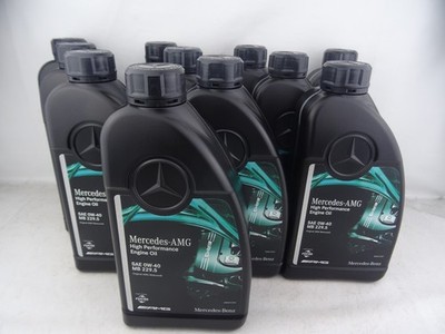 Mercedes Benz 229.5 0W40 AMG Motoröl Original 0W40 Genuine Engine Oil 11x 1Liter