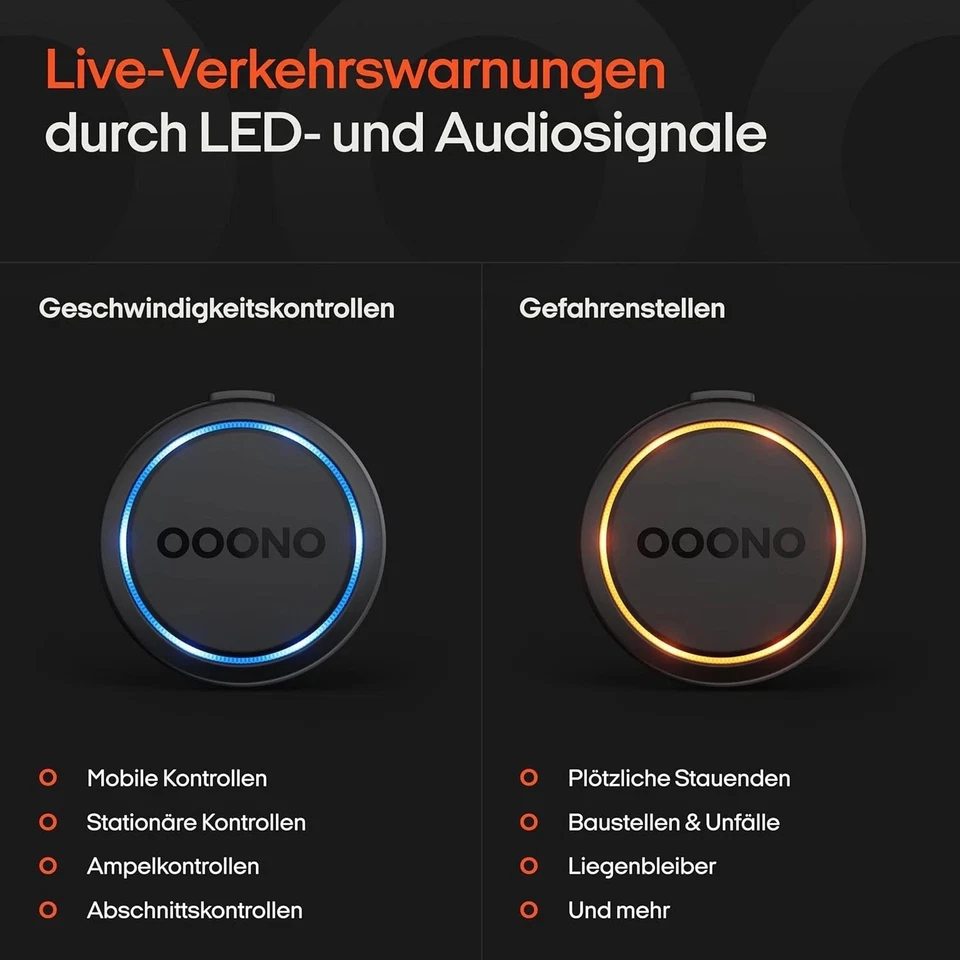 OOONO CO-Driver NO2 NUOVO modello 2025 avvisa di fulmini pericoli avvisatore fulmini - Immagine 4 di 4