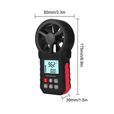 Handheld Anemometer Portable Wind Speed Meter With LCD Backlight For Weather Dat