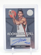 TOBIAS HARRIS 2012-13 TOTALLY CERTIFIED ROOKIE ROLL CALL ROOKIE AUTO /149 Q5194