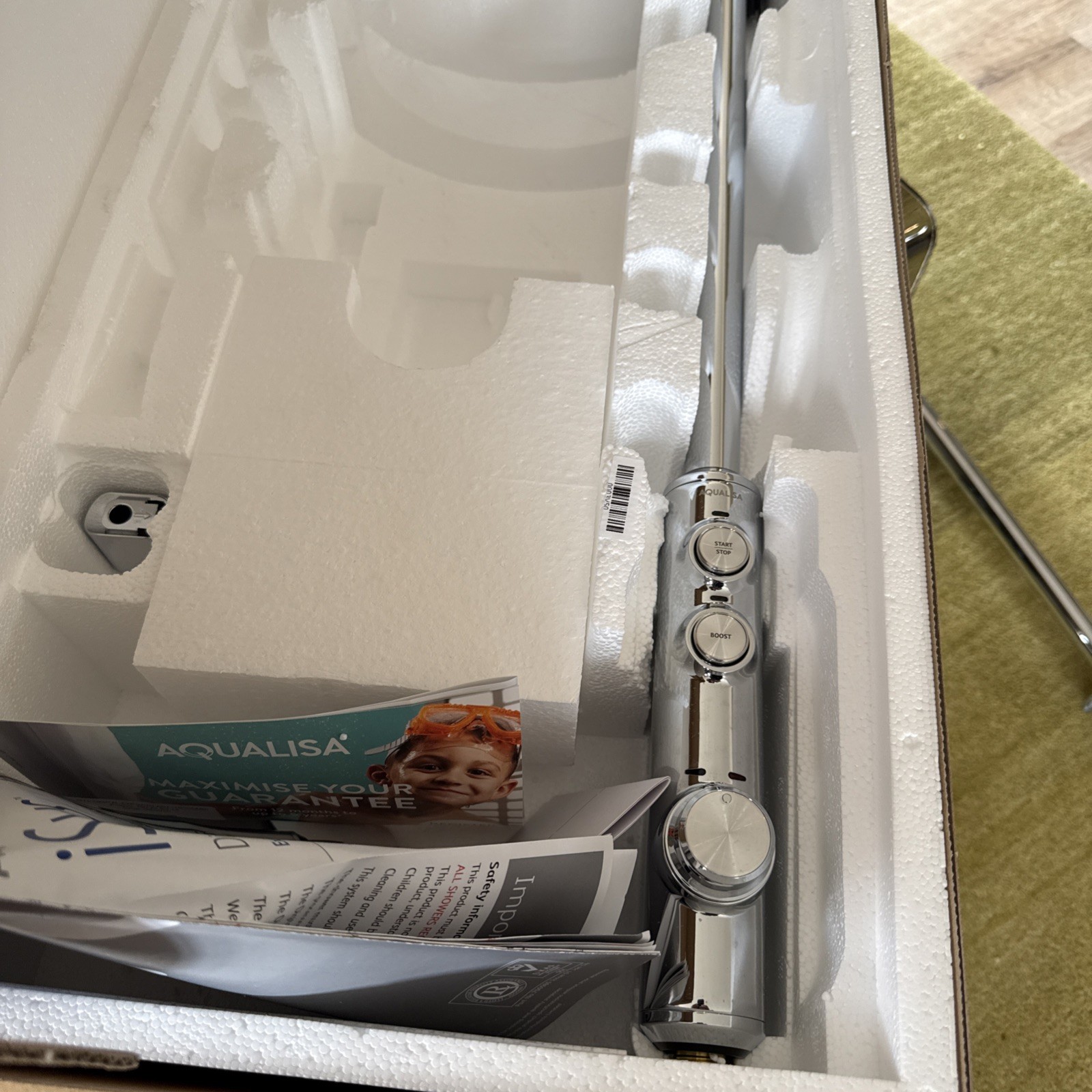 Aqualisa Axis / iSystem digital shower controller front assembly