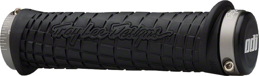ODI Troy Lee Designs Lock-On Bike Grips 130mm - Slim Round, Water-Channeling,