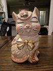 1940s Puss N Boots Cookie Jar Regal Collectible Ceramic Pottery Kitty Cat Art
