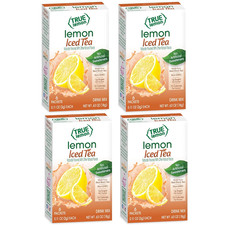 LEMON ICED TEA MIX by TRUE LEMON Instant Powdered Drink Packets That Quench YO