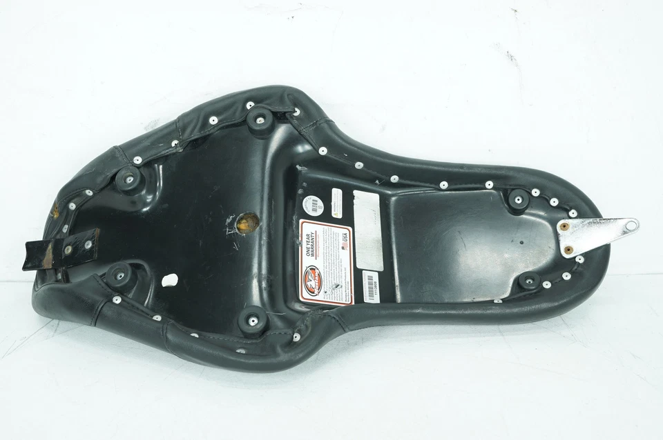 2009 Harley Sportster XL1200 C Custom Passenger Rider Driver Seat Saddle MUSTANG - Image 3 of 4