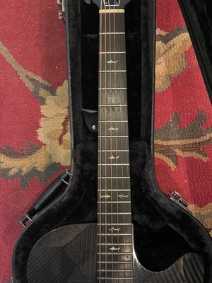 Acoustic Guitar Rain Song BI WS1000N2 Black Ice with Hard Case | eBay