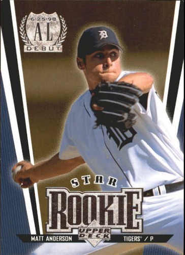 1999 Upper Deck Matt Anderson #3 card