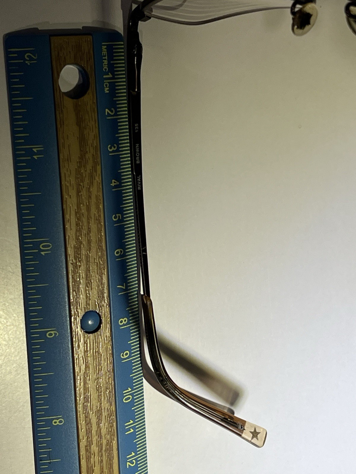 Vintage Converse Eyeglass Frames Rival Brown Meta… - image 14