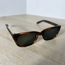 Vintage Safilo Monza 5 3/4 Sunglasses FRAMES ONLY Havana Brown Italy 46-22