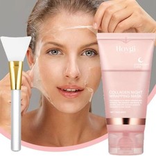 1-10 Stück Nacht Gesichtsmaske Kollagen Nach...