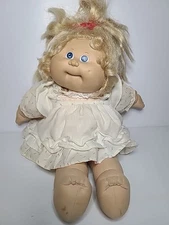 Cabbage Patch Kid  1986– Blonde Cornsilk Hair, Blue Eyes READ