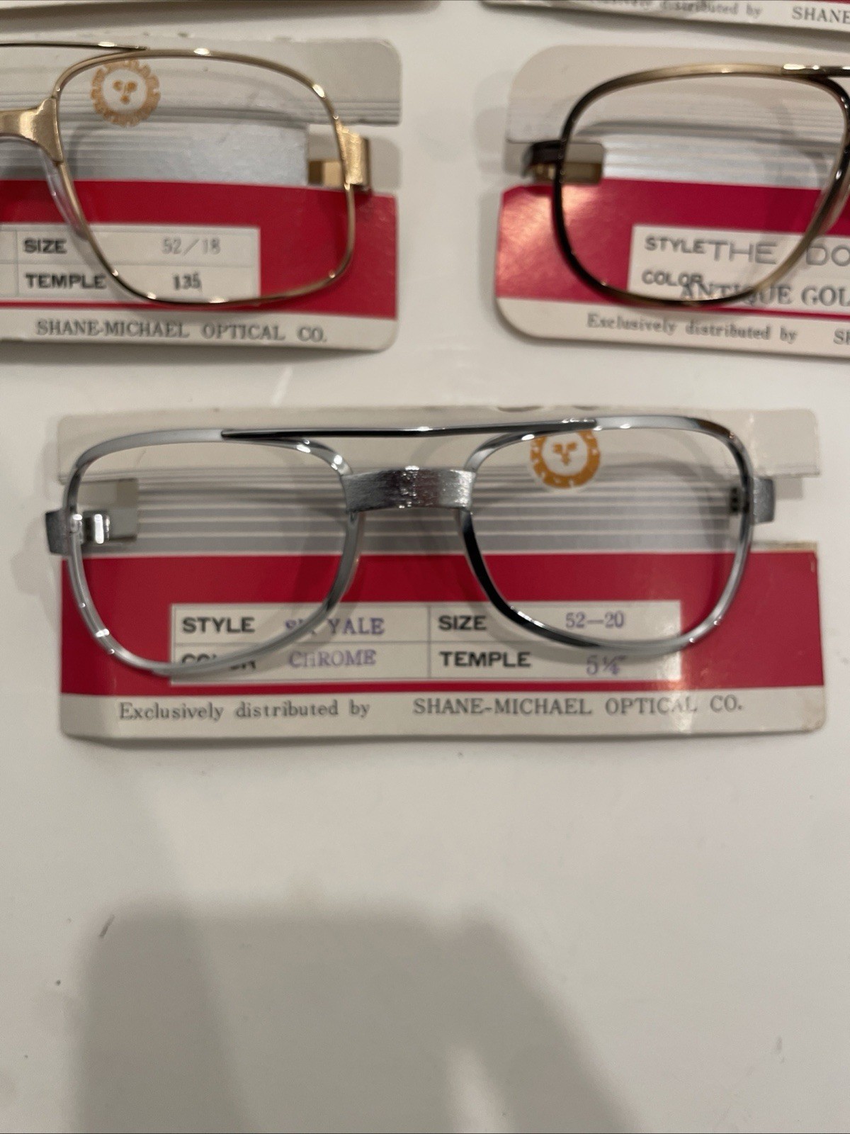 5 Vintage Eyeglass/Sunglass Frames (only)