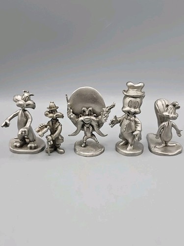 Warner Bros Looney Tunes Rawcliffe Zinnfiguren Yosemite Sam Porky Pig - 5 Stück