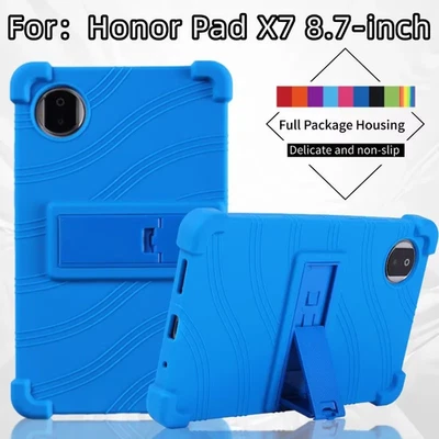 Case For Honor Pad X7 Tablet 8.7" Kids Safe Soft Silicone Shockproof Stand Cover