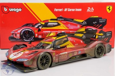 Bburago - 1:18 Ferrari 499P No.50 Winner 24h Le Mans 2024 Fuoco