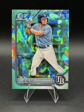 2022 Bowman Chrome Sapphire Edition- Prospects Dru Baker #BCP-176 Aqua /99 CC1