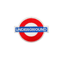 London Underground England Travel Europe Trip Patch, Iron On/Sew On